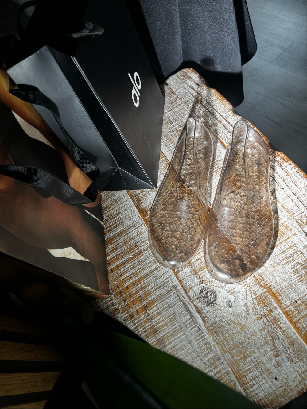 SKIMS Clear Jelly Ballet Flats - Transparent